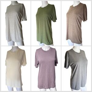 American Apparel Track Shirt Bundle | Tri-Blend Assortment | Unisex Size Small